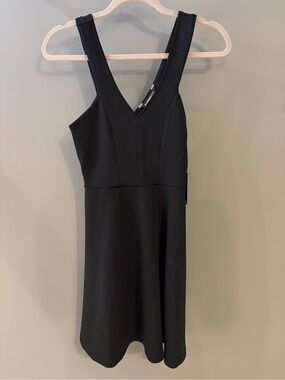 Express Black V-Neck Mini Dress